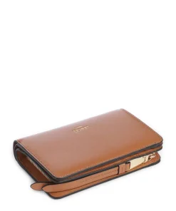 Origami Geldbörse fein genarbtes Rindsleder camel