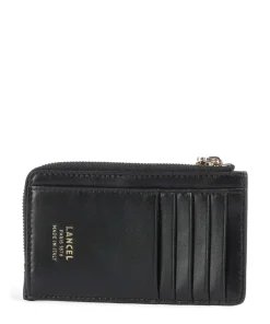 Origami Kreditkartenetui fein genarbtes Rindsleder schwarz