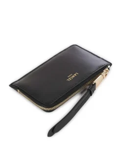 Origami Kreditkartenetui fein genarbtes Rindsleder schwarz