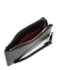 Origami Kreditkartenetui fein genarbtes Rindsleder schwarz