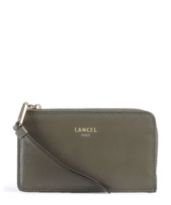 Origami Kreditkartenetui fein genarbtes Rindsleder khaki