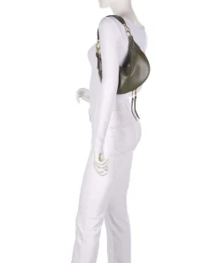 Origami S Beuteltasche fein genarbtes Rindsleder khaki