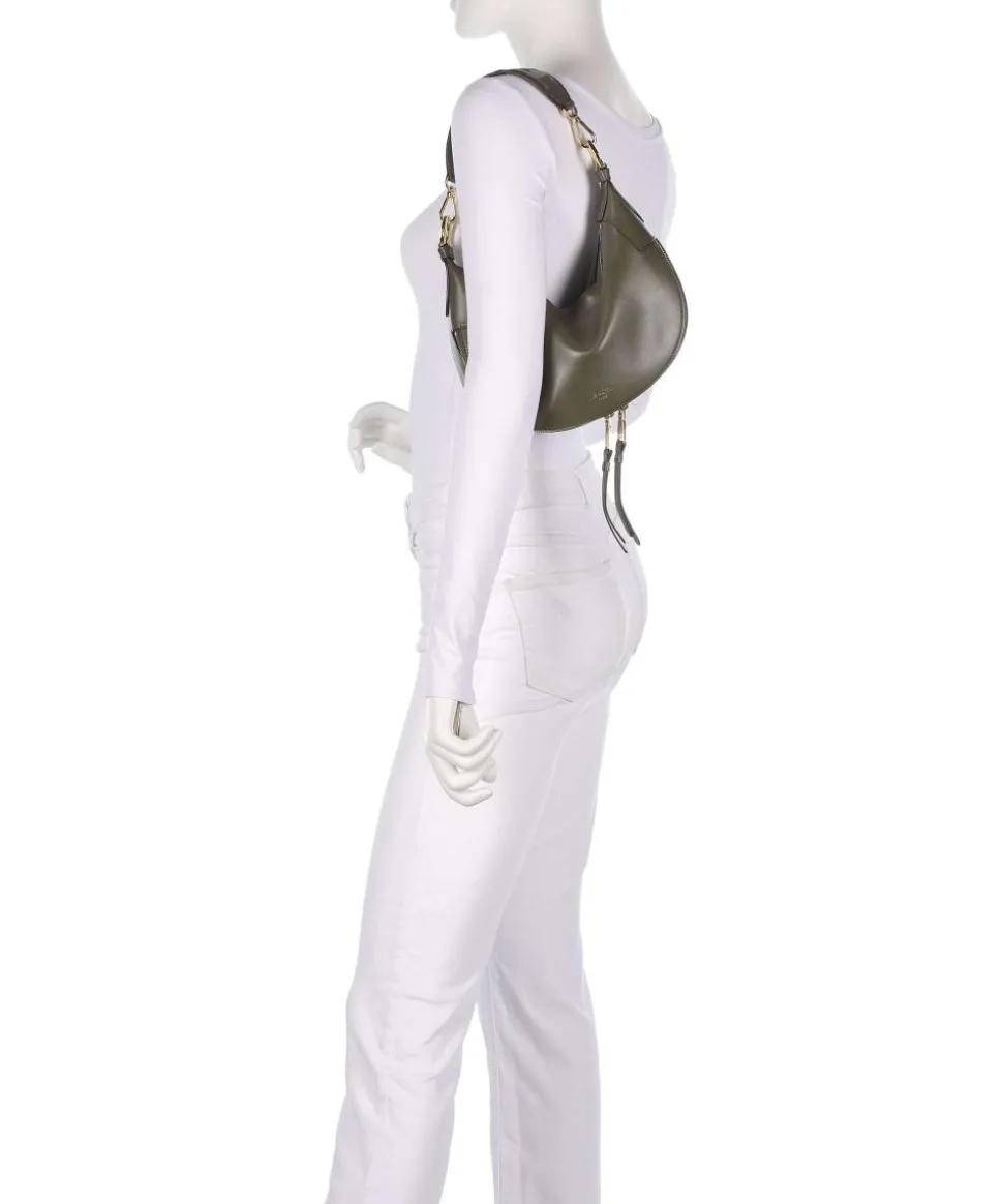 Origami S Beuteltasche fein genarbtes Rindsleder khaki