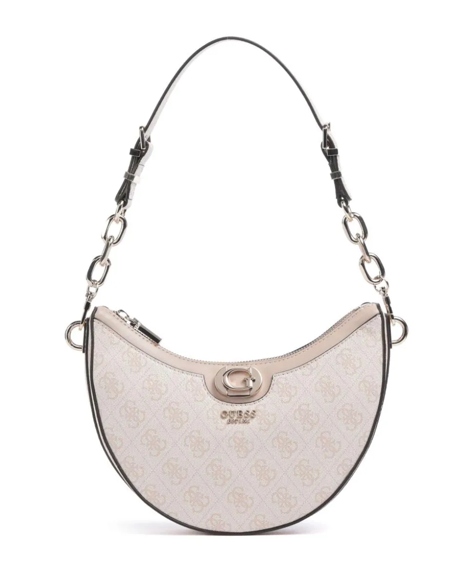 Orlina 4G Logo Schultertasche Lederimitat altrosa