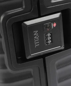 Overseas 4-Rollen Trolley schwarz 55 cm