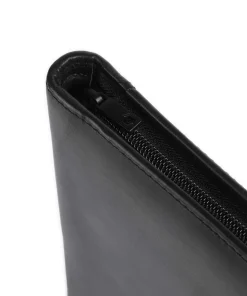 Oxford Mappe fein genarbtes Rindsleder schwarz