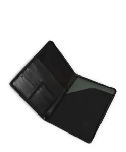 Oxford Mappe fein genarbtes Rindsleder schwarz