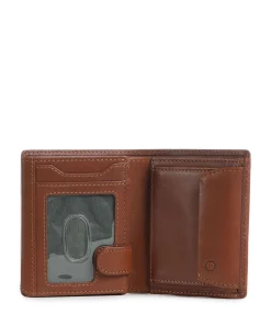 Oxford RFID Geldbörse fein genarbtes Leder tan