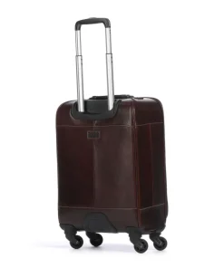 Oxford 4-Rollen Trolley dunkelbraun 56 cm