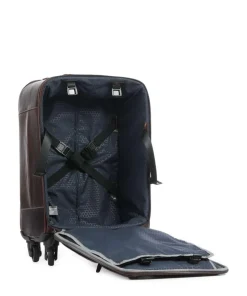Oxford 4-Rollen Trolley dunkelbraun 56 cm