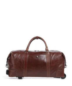 Oxford Rollenreisetasche braun 60 cm