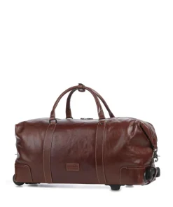 Oxford Rollenreisetasche braun 60 cm