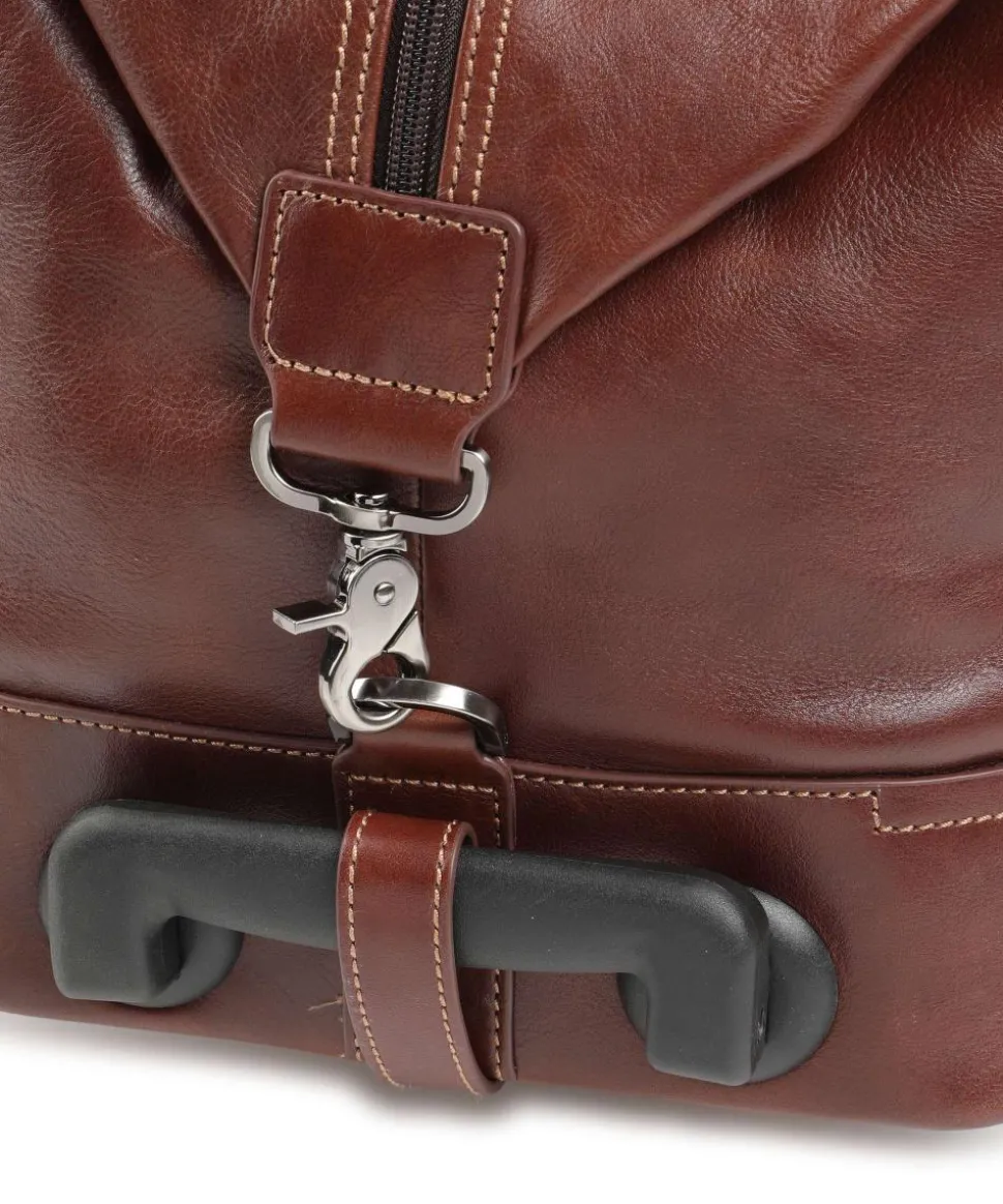 Oxford Rollenreisetasche braun 60 cm