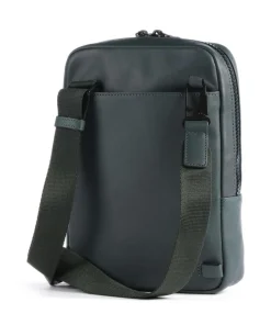 P16 Umhängetasche 10″ fein genarbtes Leder dunkelgrün