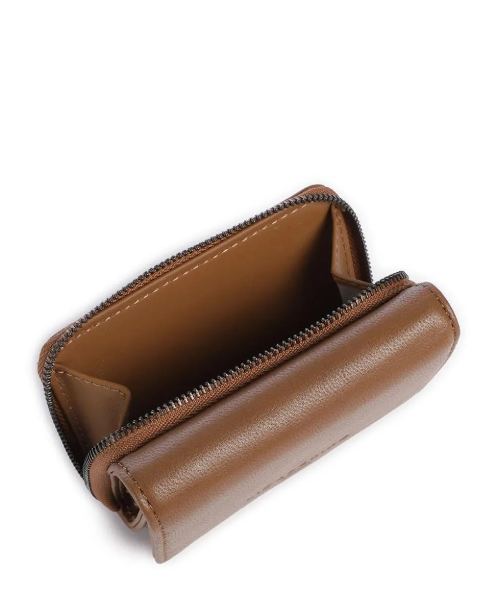 Pablita Goat Leather M Geldbörse fein genarbtes Leder hellbraun