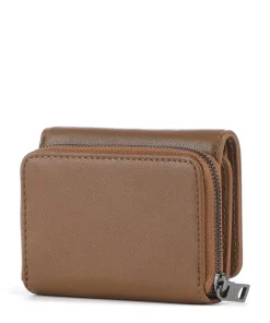 Pablita Goat Leather M Geldbörse fein genarbtes Leder hellbraun