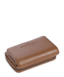 Pablita Goat Leather M Geldbörse fein genarbtes Leder hellbraun