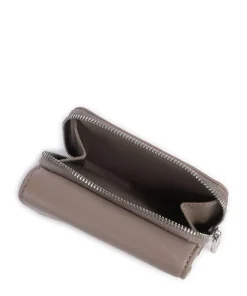 Pablita Goat Leather M Geldbörse fein genarbtes Leder taupe