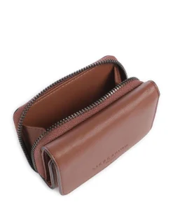 Pablita Tokyo Sheep M Geldbörse fein genarbtes Leder braun