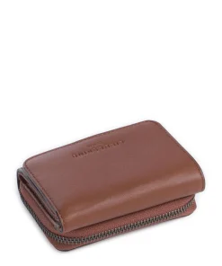 Pablita Tokyo Sheep M Geldbörse fein genarbtes Leder braun