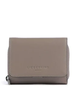 Pablita Tokyo Sheep M Geldbörse fein genarbtes Leder taupe