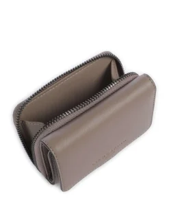 Pablita Tokyo Sheep M Geldbörse fein genarbtes Leder taupe