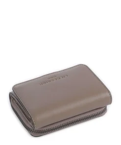 Pablita Tokyo Sheep M Geldbörse fein genarbtes Leder taupe