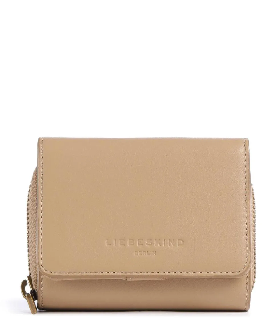 Pablita Tokyo Sheep M Geldbörse fein genarbtes Leder beige