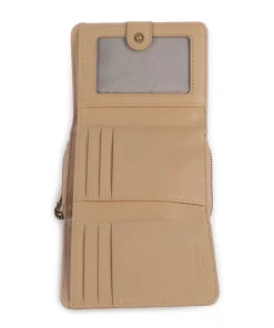 Pablita Tokyo Sheep M Geldbörse fein genarbtes Leder beige