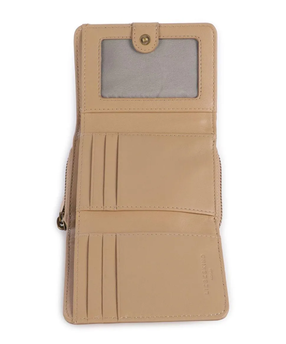 Pablita Tokyo Sheep M Geldbörse fein genarbtes Leder beige