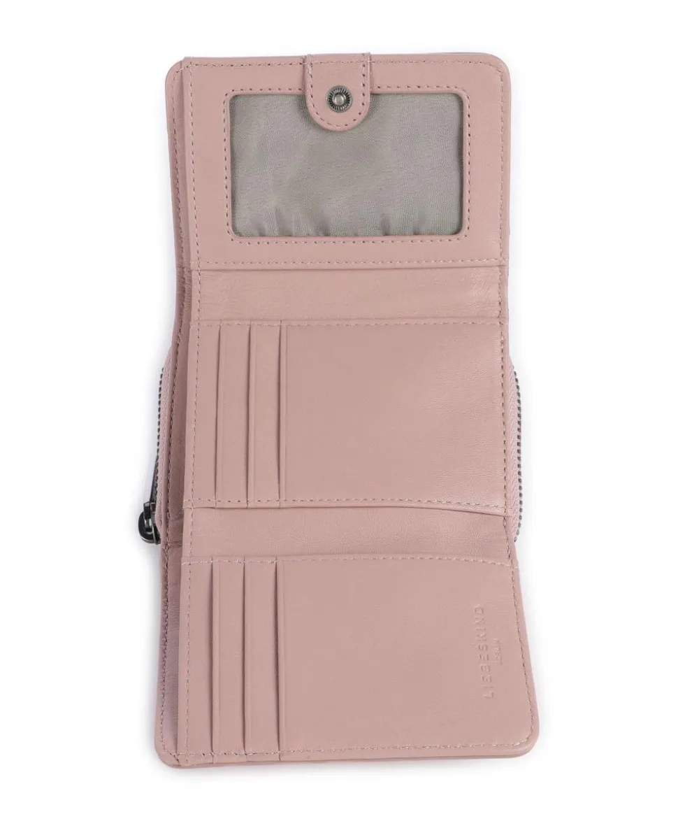 Pablita Tokyo Sheep M Geldbörse fein genarbtes Leder altrosa