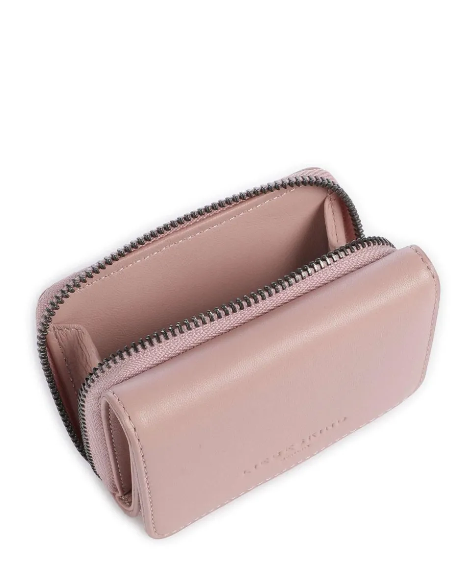 Pablita Tokyo Sheep M Geldbörse fein genarbtes Leder altrosa