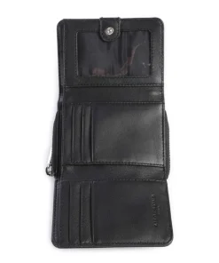 Pablita Tokyo Sheep M Geldbörse fein genarbtes Leder schwarz