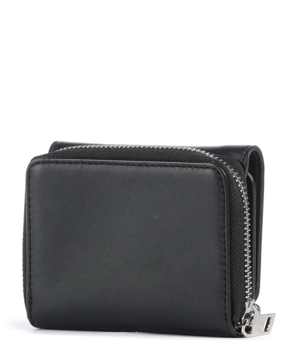 Pablita Tokyo Sheep M Geldbörse fein genarbtes Leder schwarz