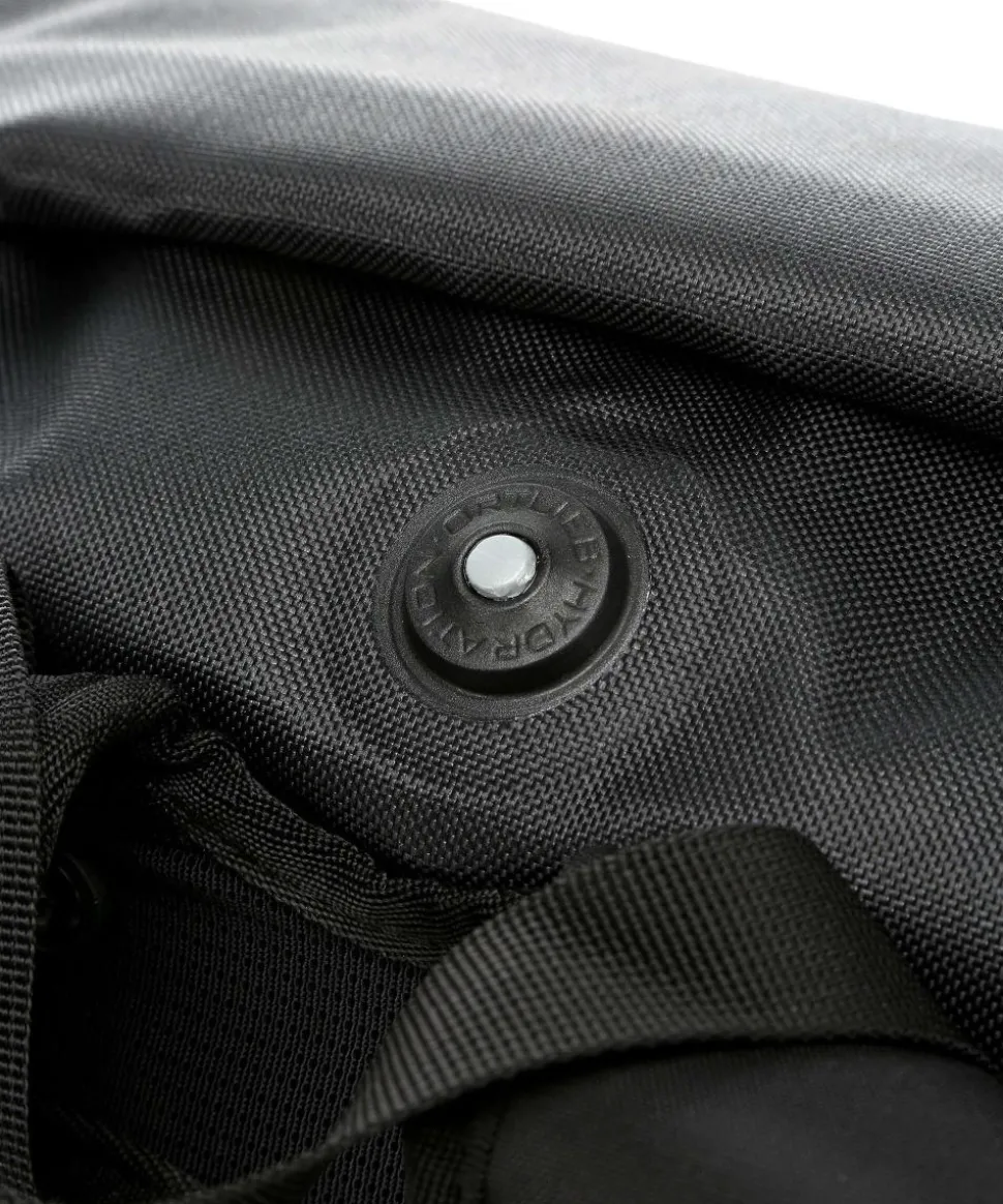 Packman Rolltop Rucksack Nylon schwarz