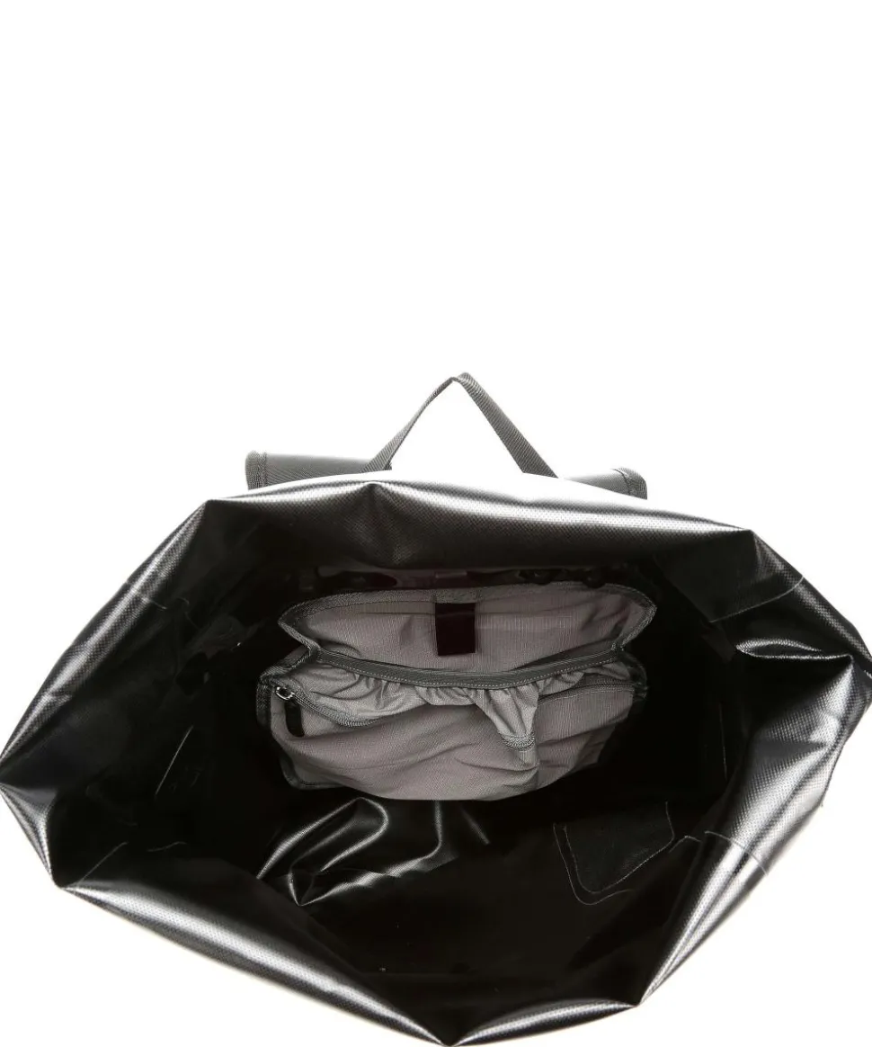 Packman Rolltop Rucksack Nylon schwarz