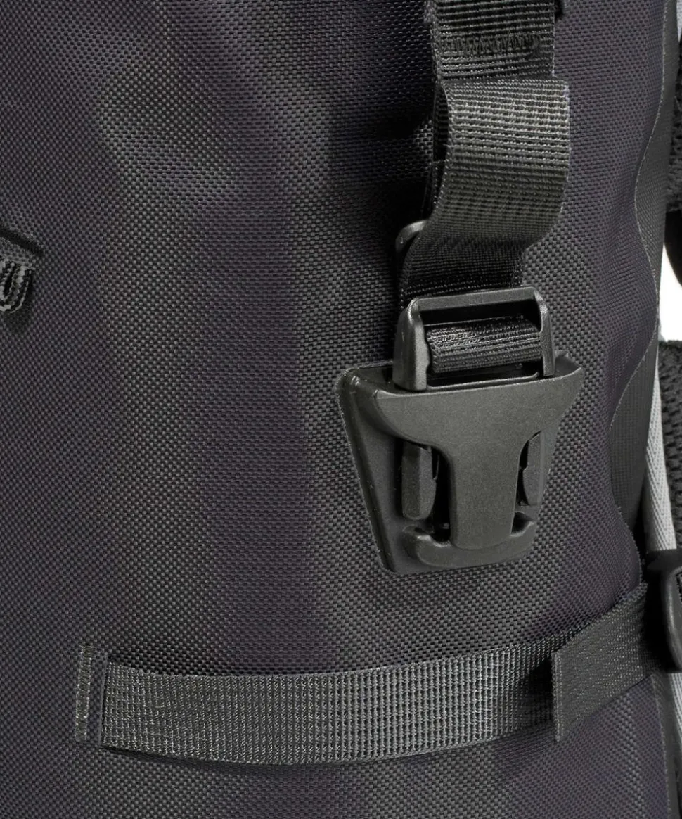 Packman Rolltop Rucksack Nylon schwarz