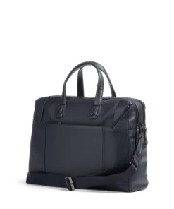 Pan Aktentasche 15″ fein genarbtes Rindsleder dunkelblau