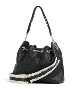 Pansy Bucket bag Lederimitat schwarz