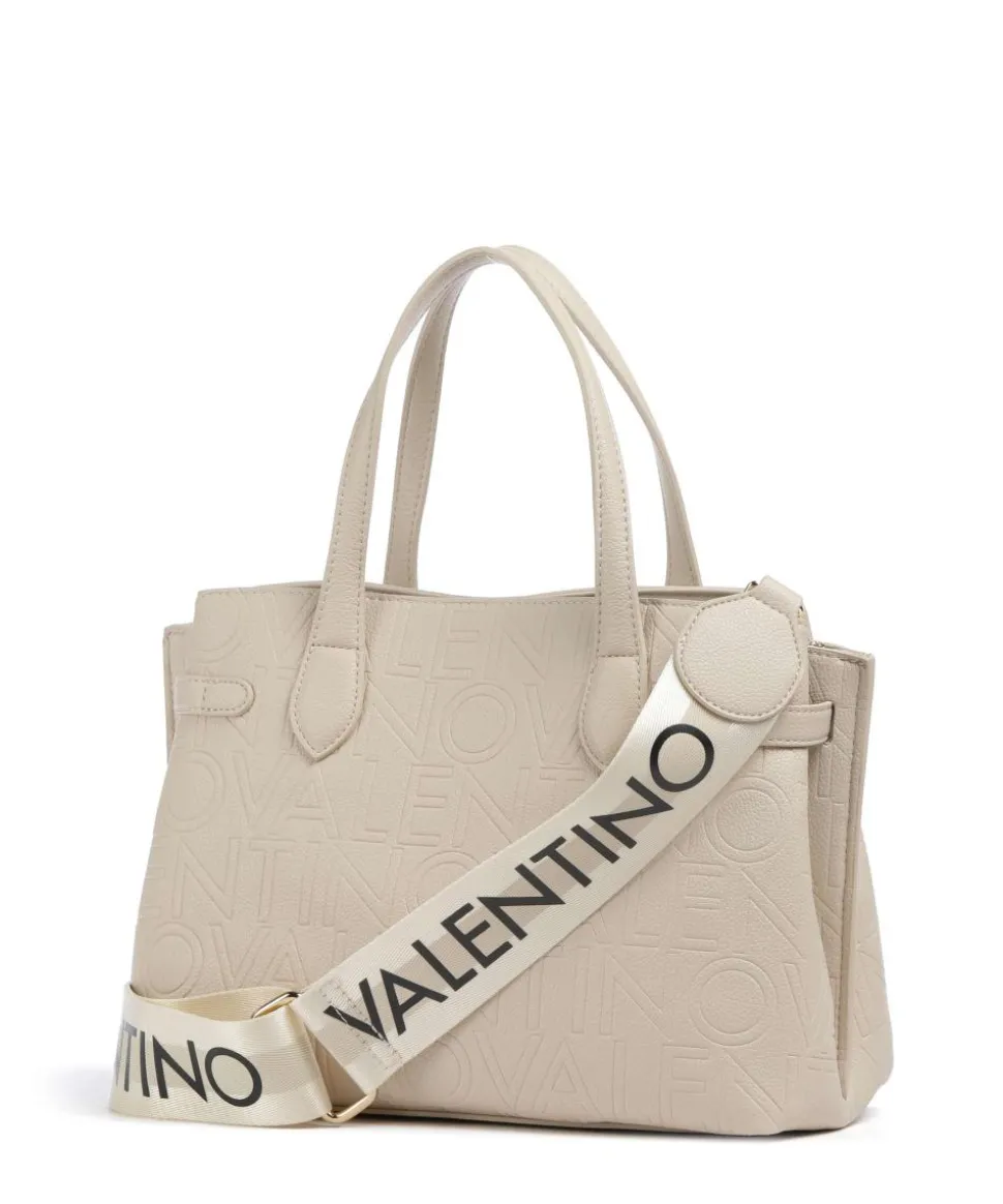 Pansy Handtasche Lederimitat beige