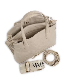 Pansy Handtasche Lederimitat beige