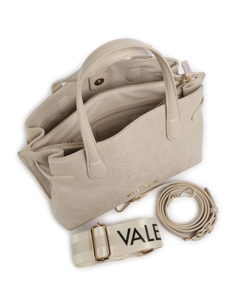 Pansy Handtasche Lederimitat beige