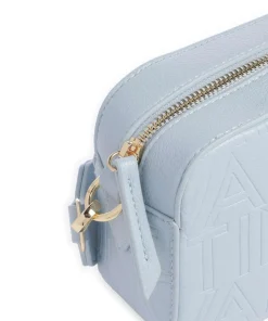 Pansy Umhängetasche Lederimitat hellblau