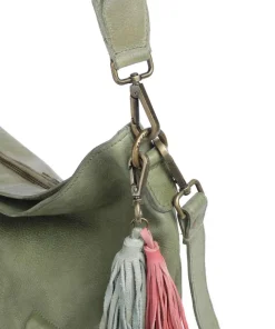 Paoliweg 2 Beuteltasche genarbtes Rindsleder grün