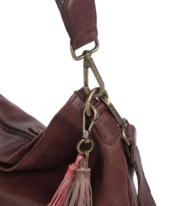 Paoliweg 2 Beuteltasche genarbtes Rindsleder dunkelbraun