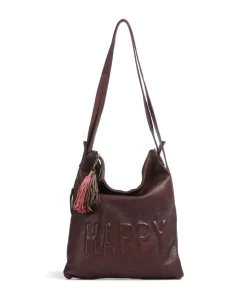 Paoliweg 3 Rucksack-Tasche genarbtes Rindsleder dunkelbraun