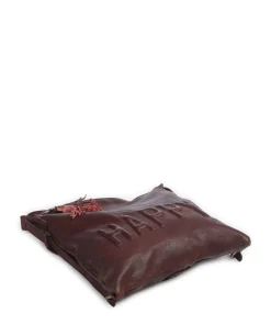 Paoliweg 3 Rucksack-Tasche genarbtes Rindsleder dunkelbraun