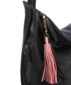 Paoliweg 3 Rucksack-Tasche genarbtes Rindsleder schwarz