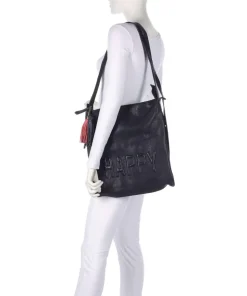 Paoliweg 3 Rucksack-Tasche genarbtes Rindsleder navy