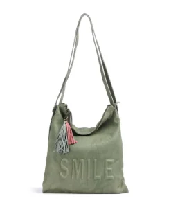 Paoliweg 3 Rucksack-Tasche genarbtes Rindsleder grün